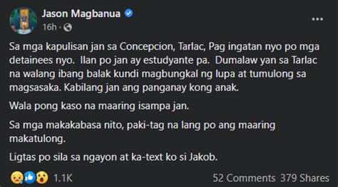 jason magbanua scandal|Jason Magbanua's request to Tarlac cops after his son's arrest .